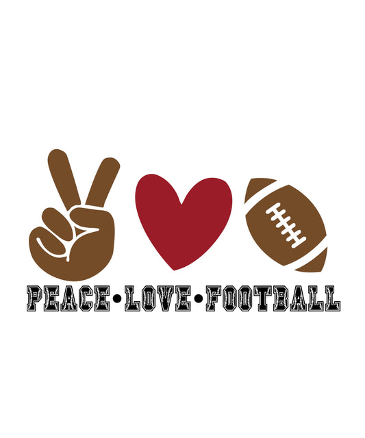Peace Love Football
