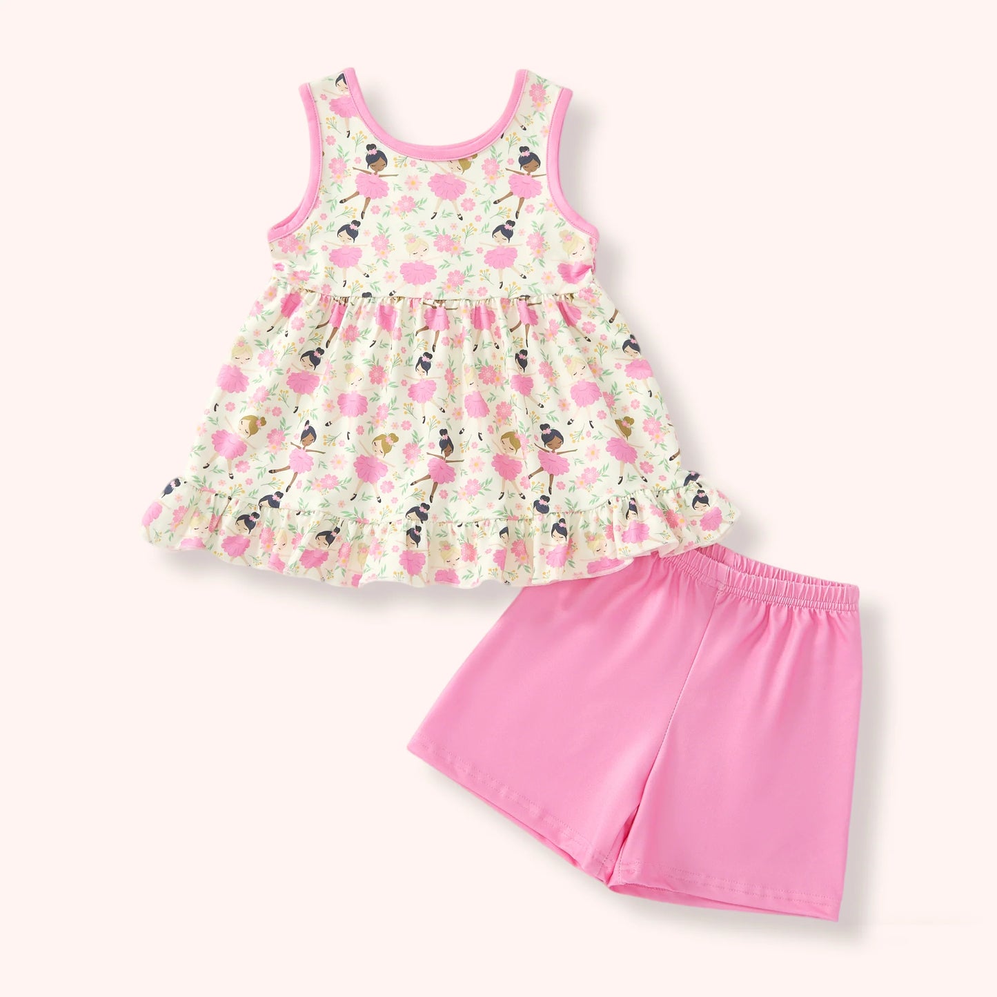 Pete & Lucy Pirouette Princess Short Pants Set