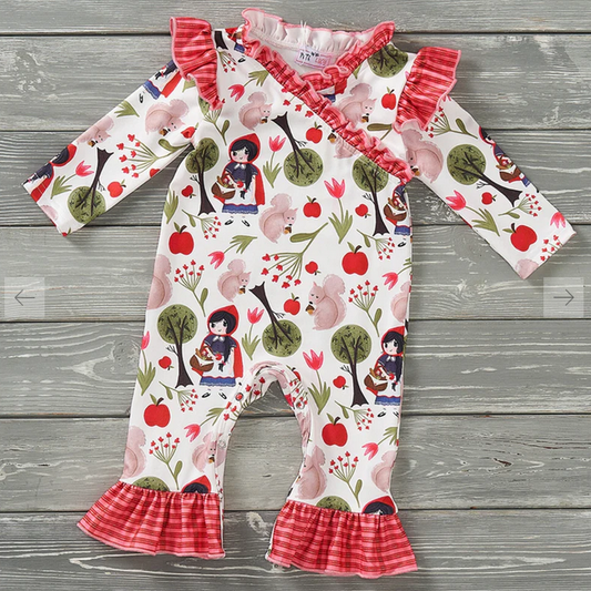 Pete & Lucy Litte Red Romper