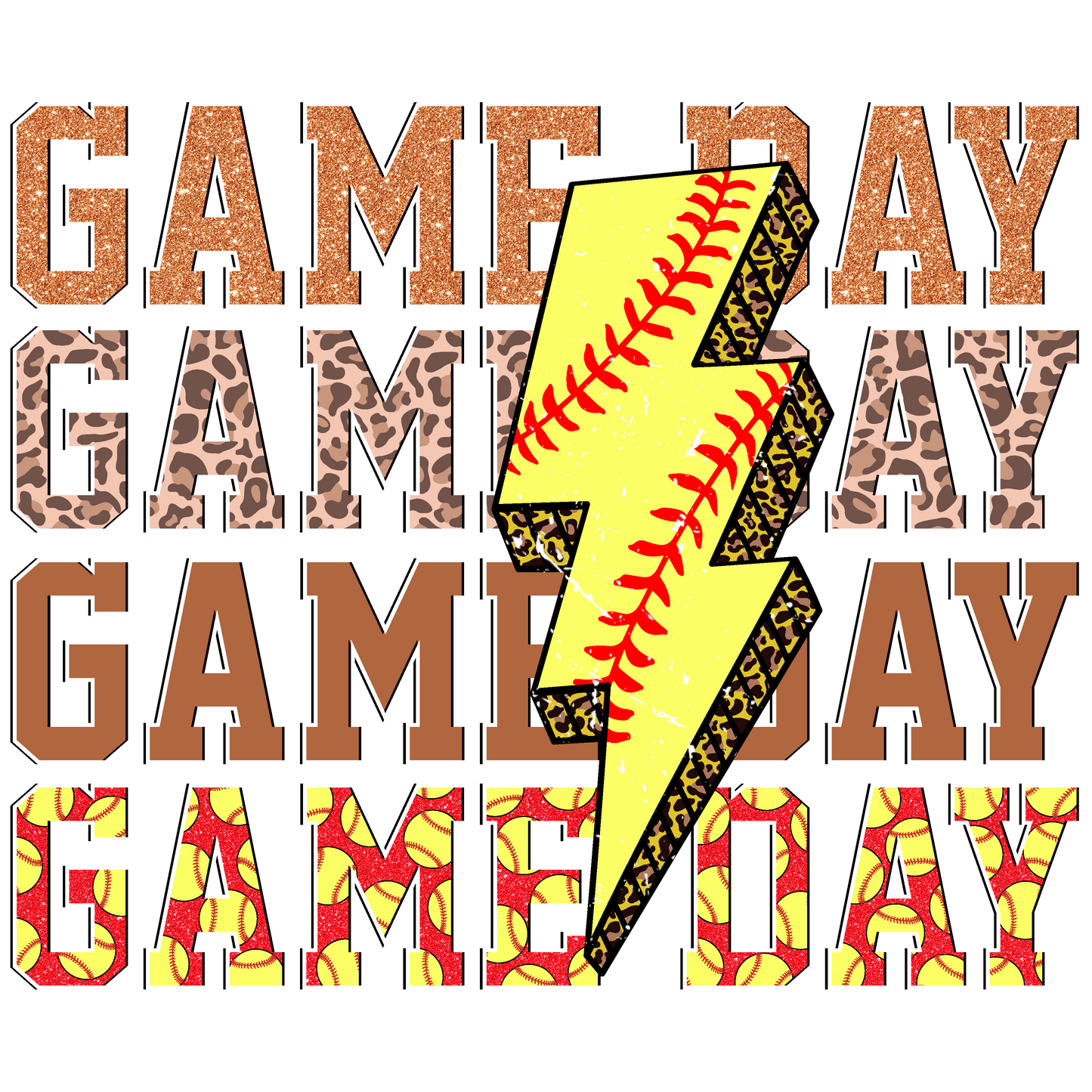 Softball Game Day T-Shirt Collection