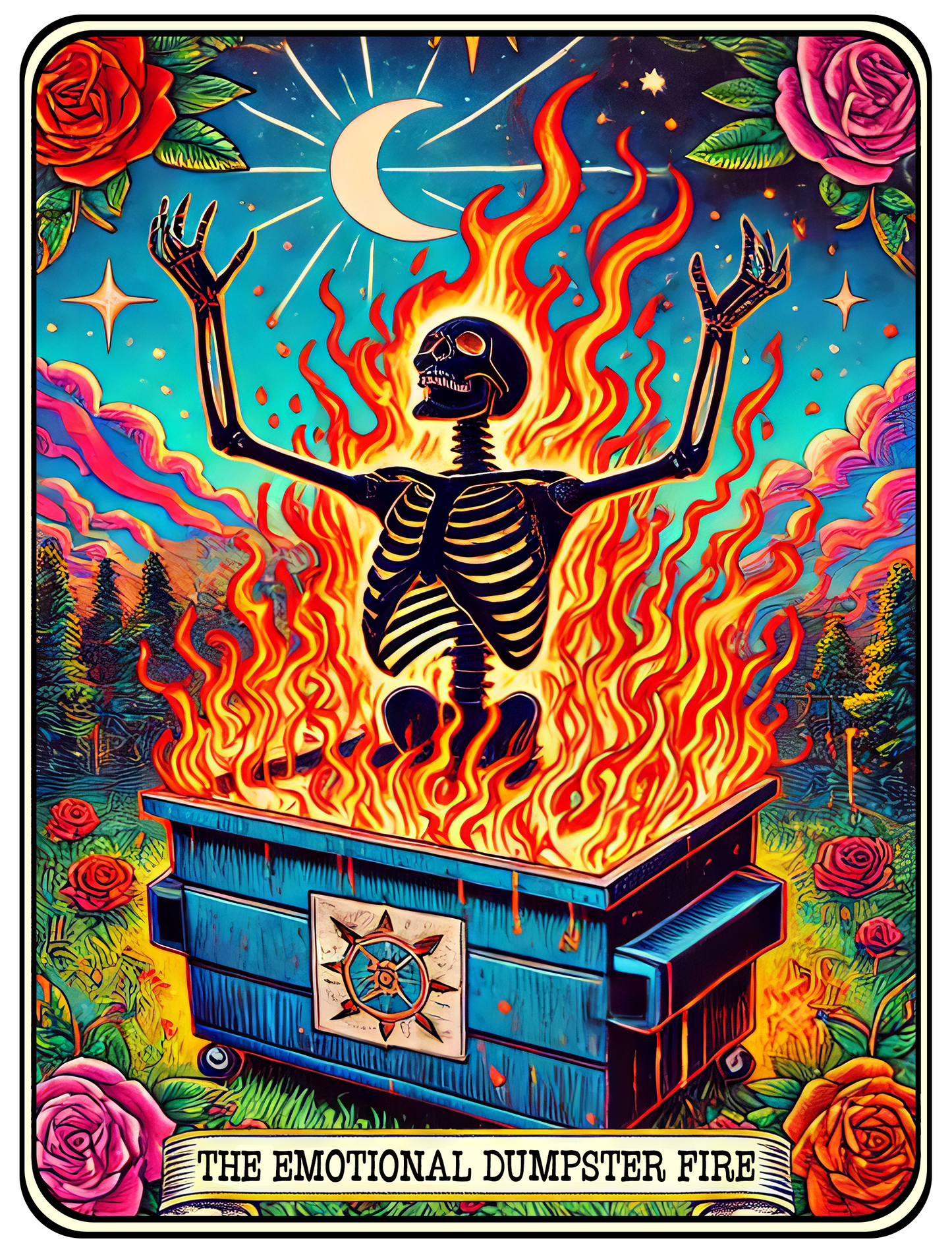 The Emotional Dumpster Fire T-Shirt