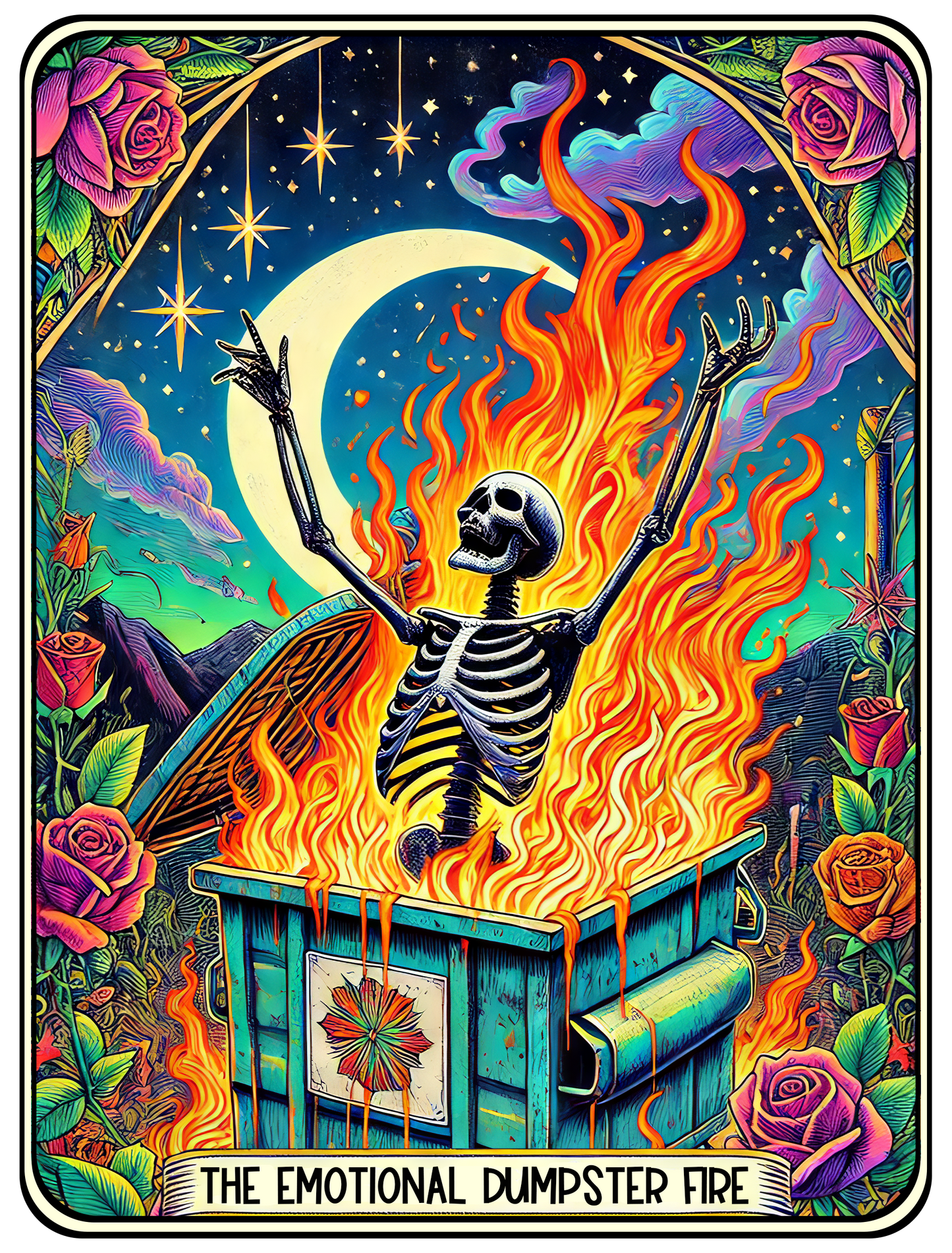 The Emotional Dumpster Fire T-Shirt