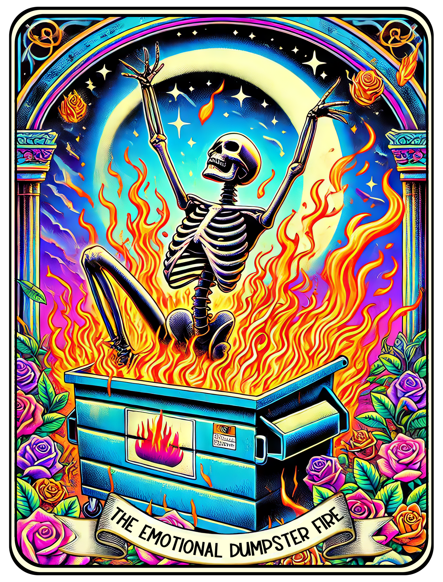 The Emotional Dumpster Fire T-Shirt