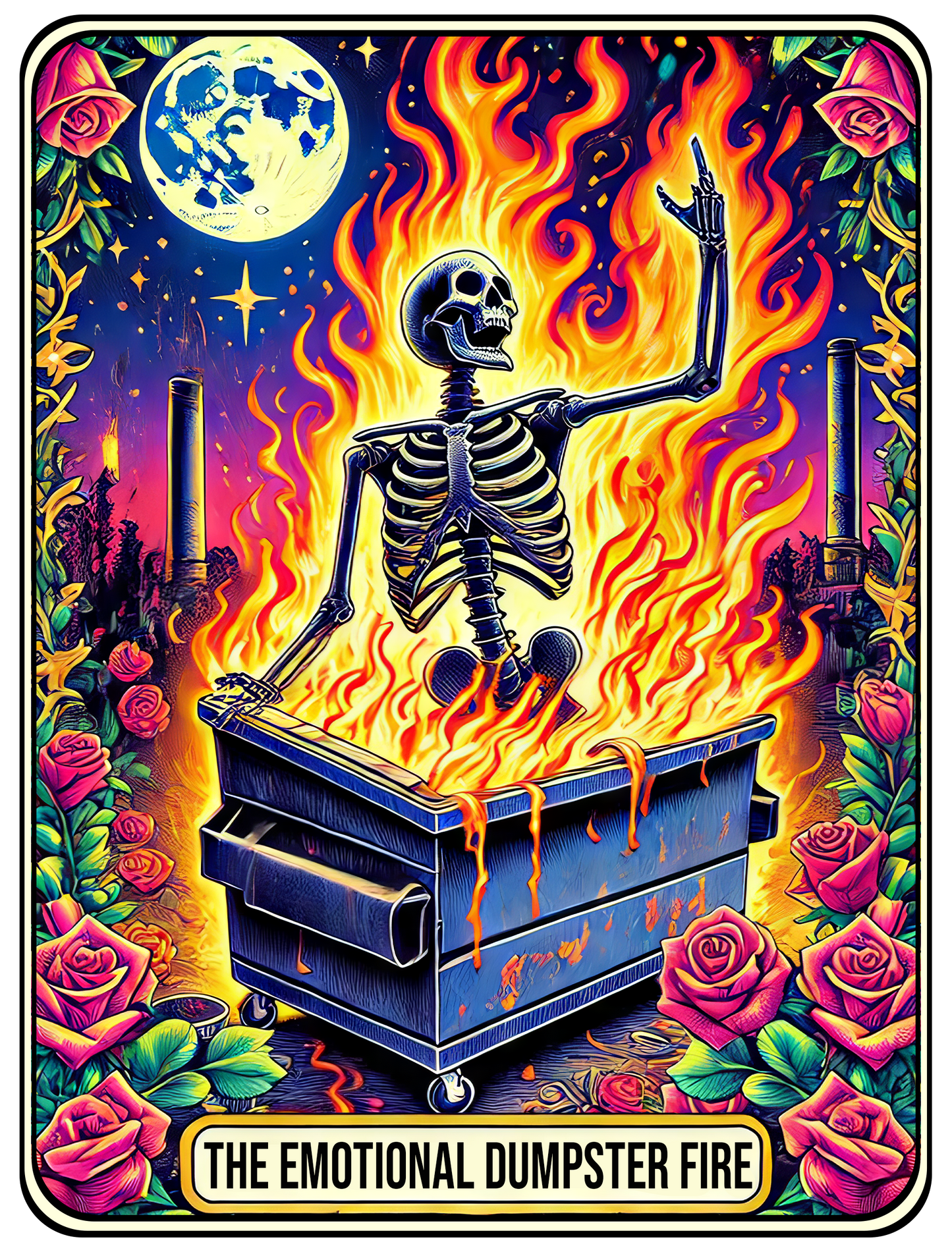 The Emotional Dumpster Fire T-Shirt