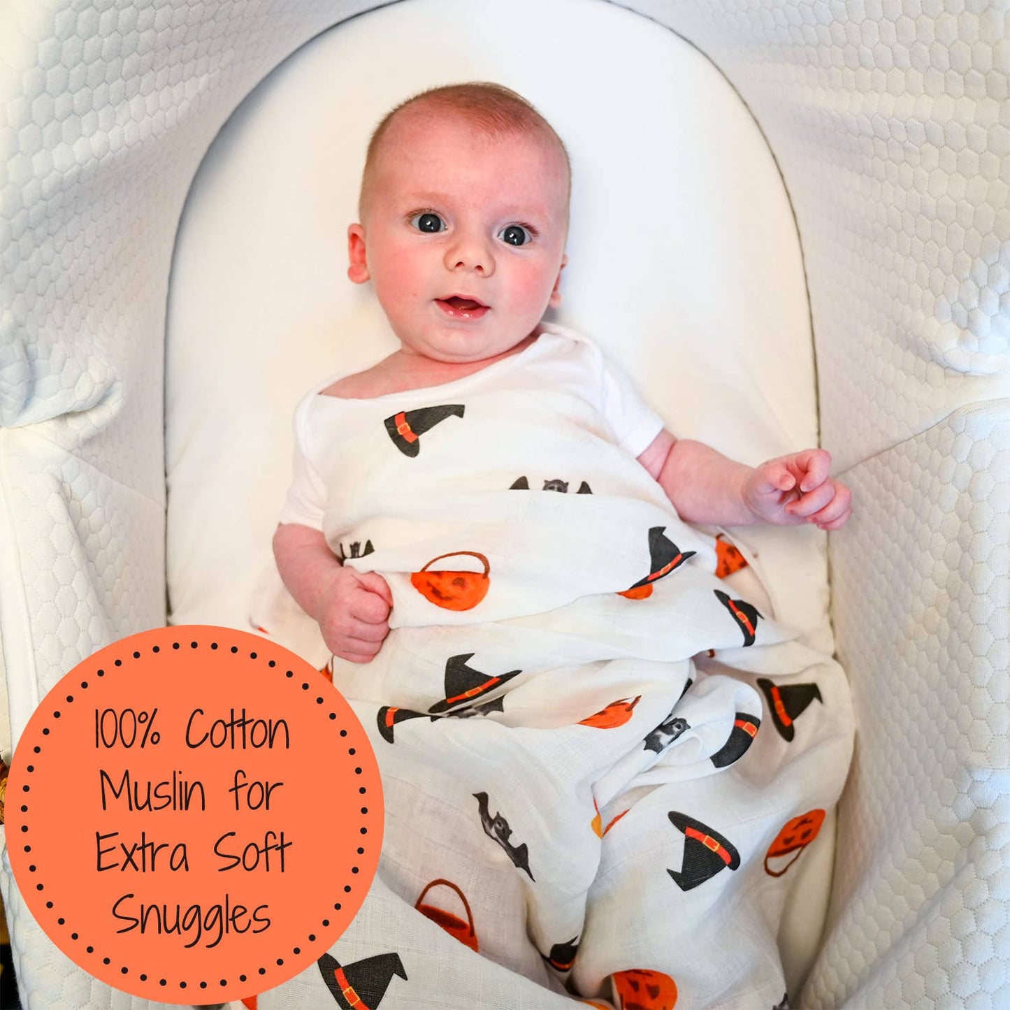 Boo-tiful Dreams Baby Swaddle Blanket
