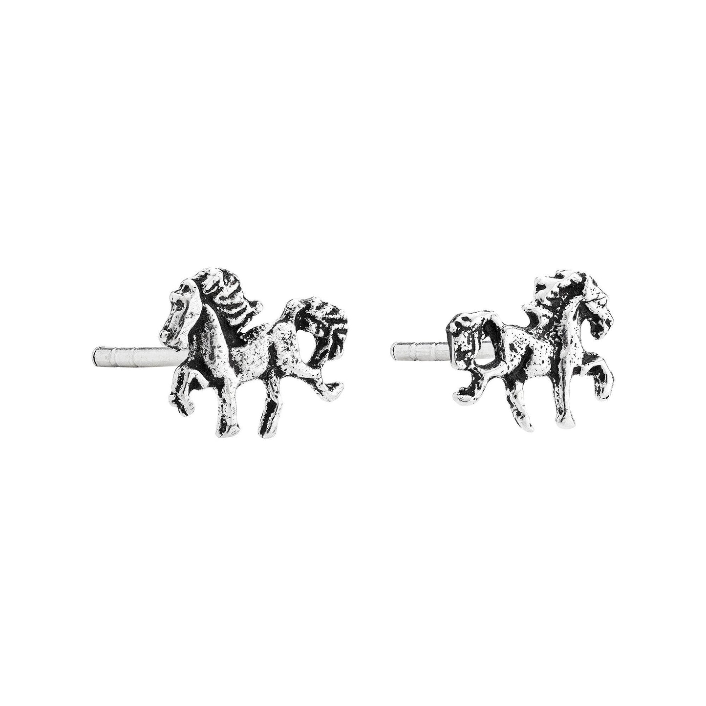 Beautiful Silver Horse Studs